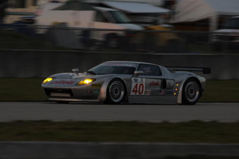 En spændende ny kombatant er denne Ford GT, som vakte stor opmærksomhed på Sebring.
(Foto: Motorsporten.dk)
